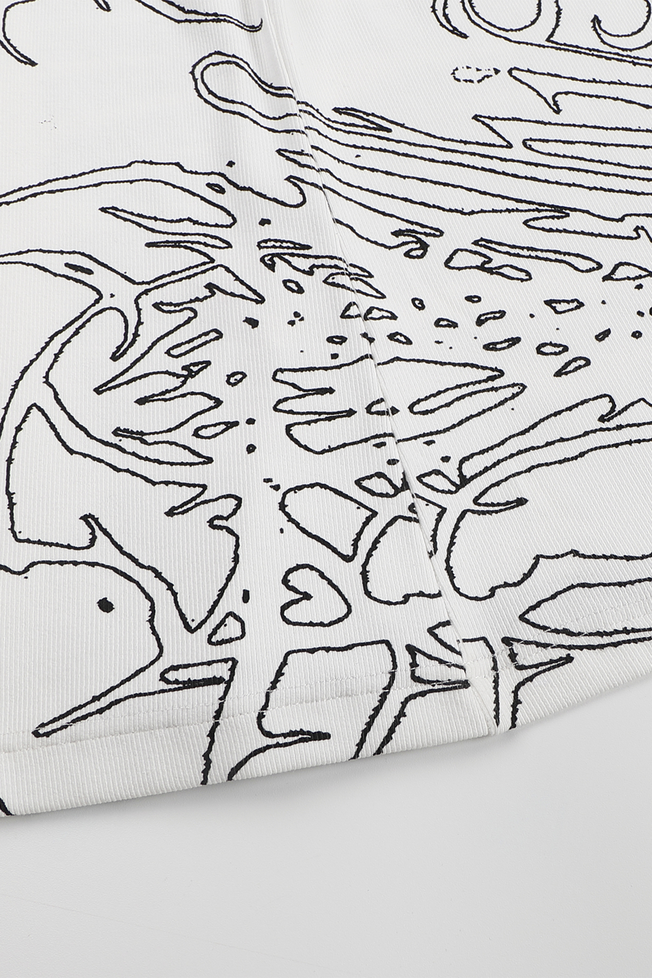 WHISTLEHUNTER Graffiti Ribbed Tank Top