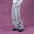 CLP Pleated Wide-Leg Sweatpants