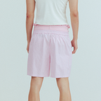 KADAKADA Retro Striped Ruffle-Waist Layered Shorts