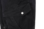 CATSSTAC Multi-Pocket Paneled Strap Cargo Pants