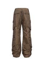 CATSSTAC Multi-Pocket Paneled Strap Cargo Pants