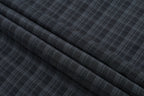 ESAIAS Retro Plaid Pleated Wide-Leg Pants