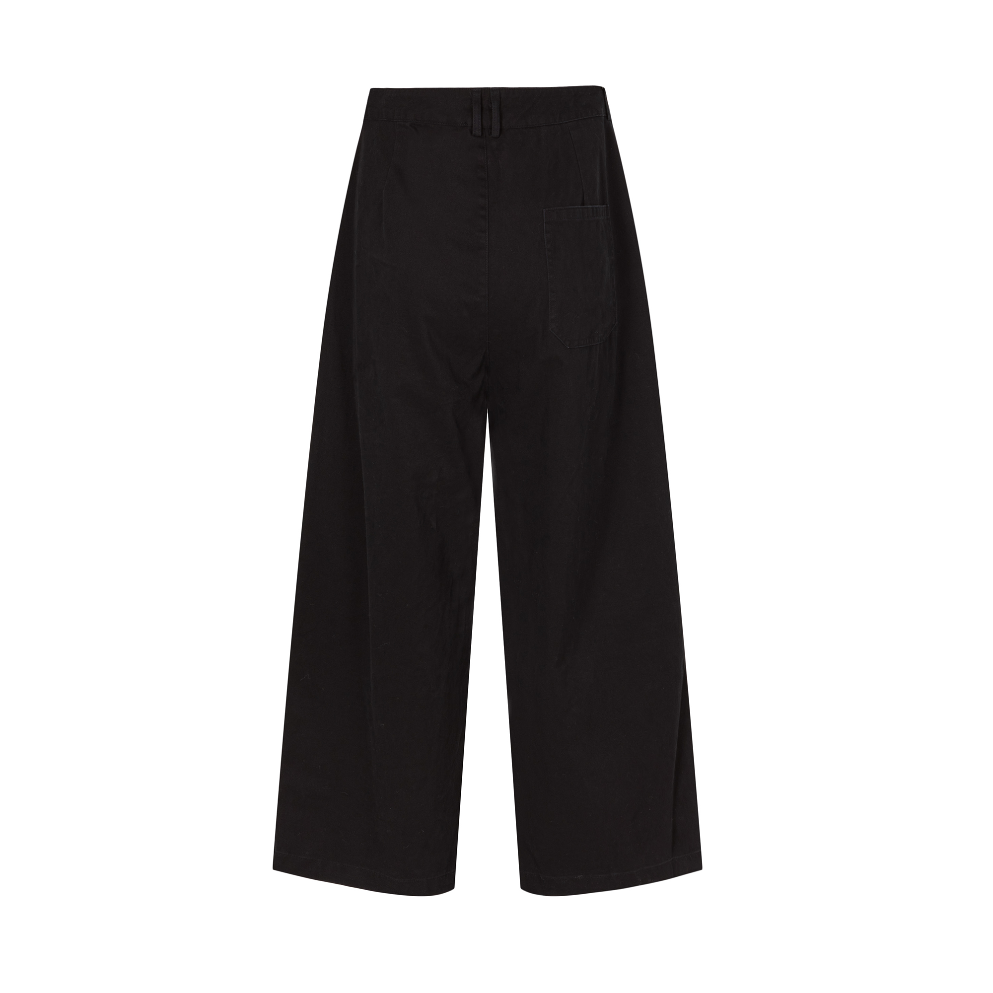 OVDY Retro Washed Stripe-Tie Wide-Leg Pants