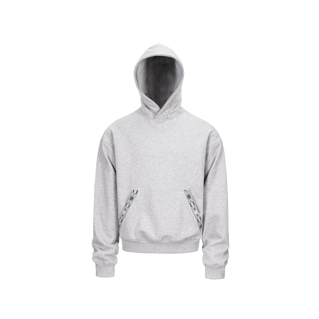 CATSSTAC Totem-Trimmed Kangaroo Pocket Hoodie