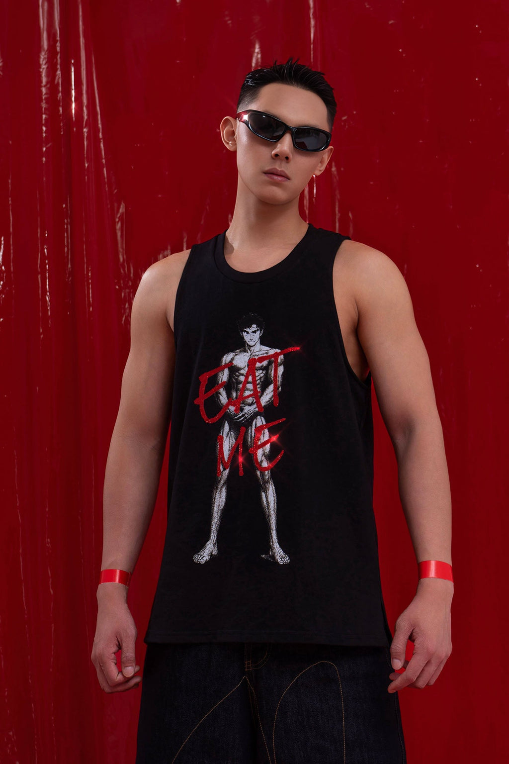 CLP Diamond Eat Me Graphic Tank Top