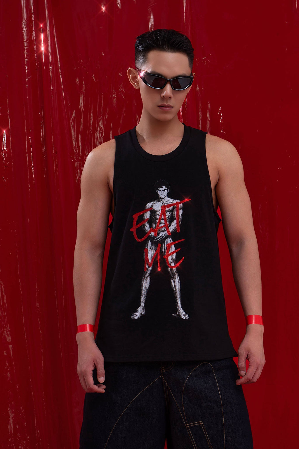CLP Diamond Eat Me Graphic Tank Top