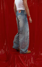 CLP Washed Graffiti Jeans