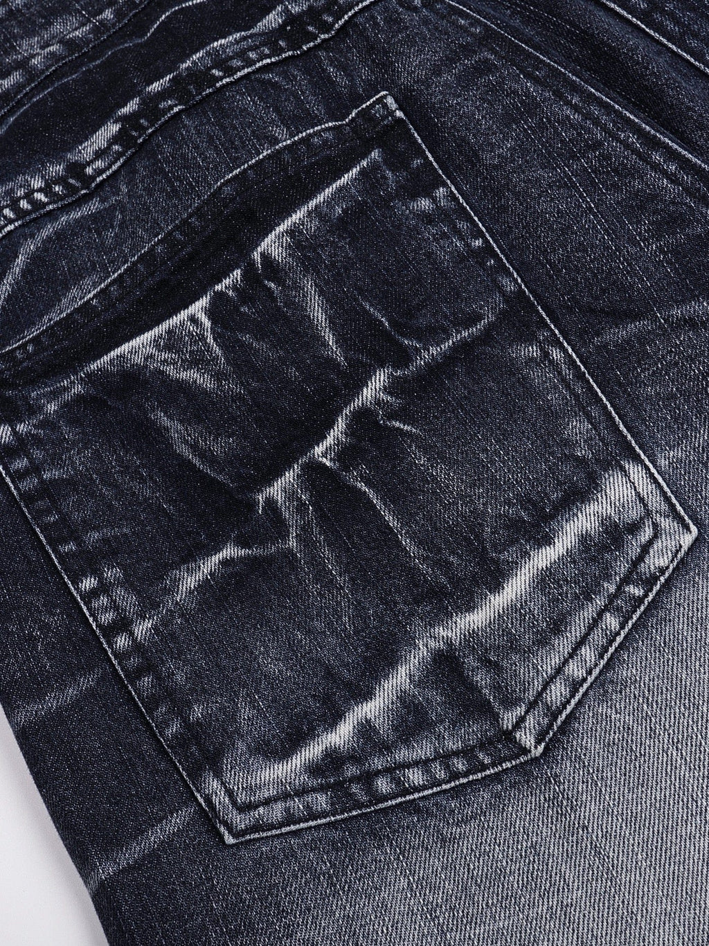 DND4DES Lighting Crease Washed Wide-Leg Jeans
