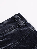DND4DES Lighting Crease Washed Wide-Leg Jeans