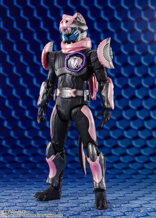 S.H. Figuarts Masked Kamen Rider Revise Kamen Rider Revi Rex Genome & Kamen Rider Vice Rex Genome Action Figures Set