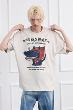 FACEONLAB Big Bad Wolf Oversized T-Shirt