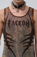 FACEONLAB Venom Diamond Punk Tank Leopard