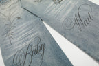 CLP Washed Graffiti Jeans