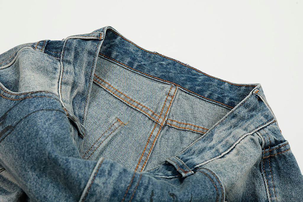 CLP Washed Graffiti Jeans