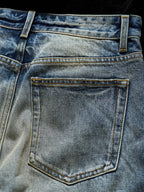 NEIGBORL Whiskering Washed  Straight-Leg Jeans