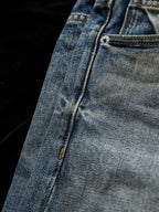 NEIGBORL Whiskering Washed  Straight-Leg Jeans