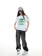 VINKID Star Paneled Moto Jeans