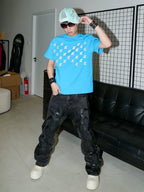 VINKID Dragon Graphic Washed Jeans