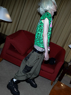PCCVISION Contrast Panel Pleated Utility Shorts