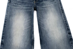 IN EXISTENCE x i Washed Lightning Fade Wide-Leg Jeans Blue