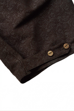GONGHE REPUB Damask Jacquard Wrap-Tie Pants