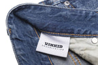 VINKID Dove Embroidered Distressed Stacked Jeans