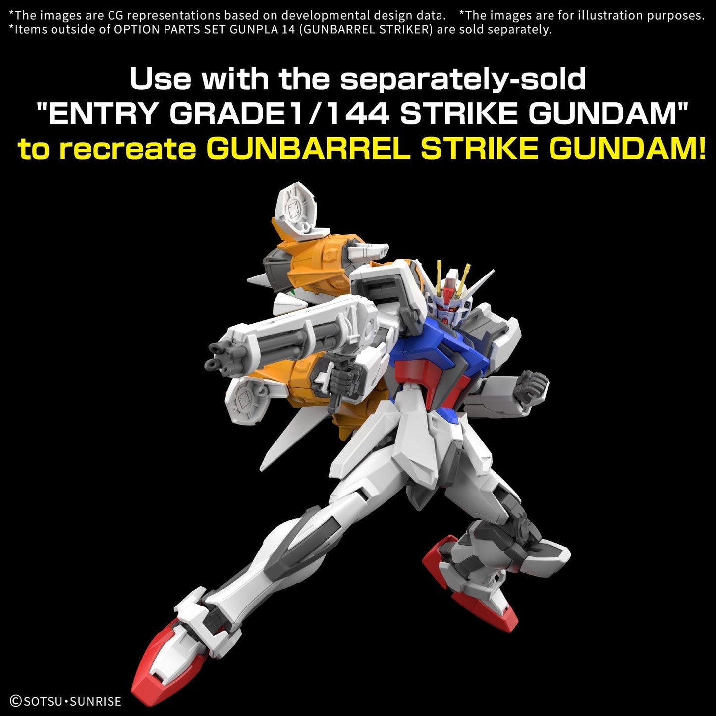 Gundam 1/144 Gunpla Option Parts Set 14 (Gunbarrel Striker) Model Kit