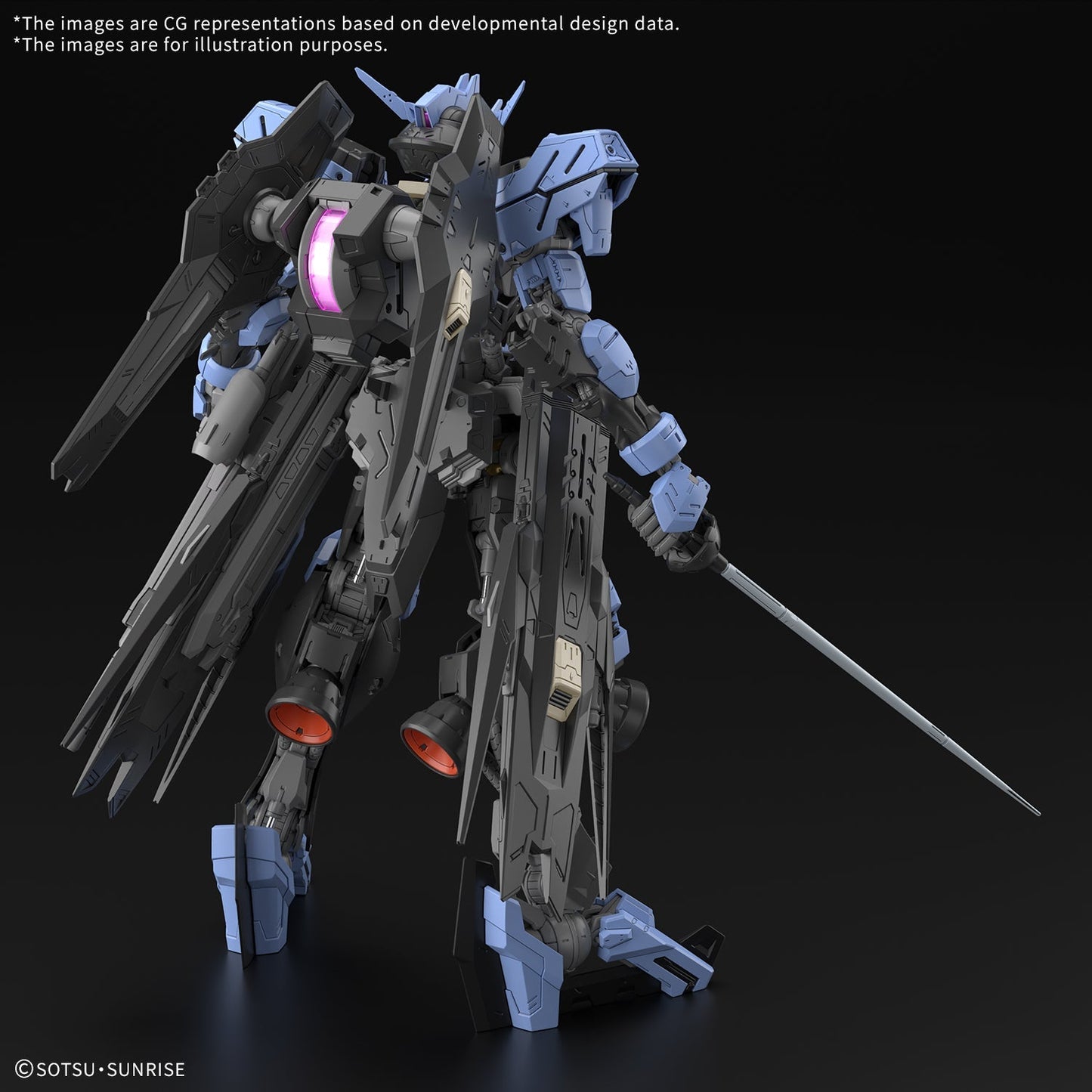 Gundam 1/100 MG IBO ASW-G-XX Gundam Vidar Iron Blooded Orphans Model Kit