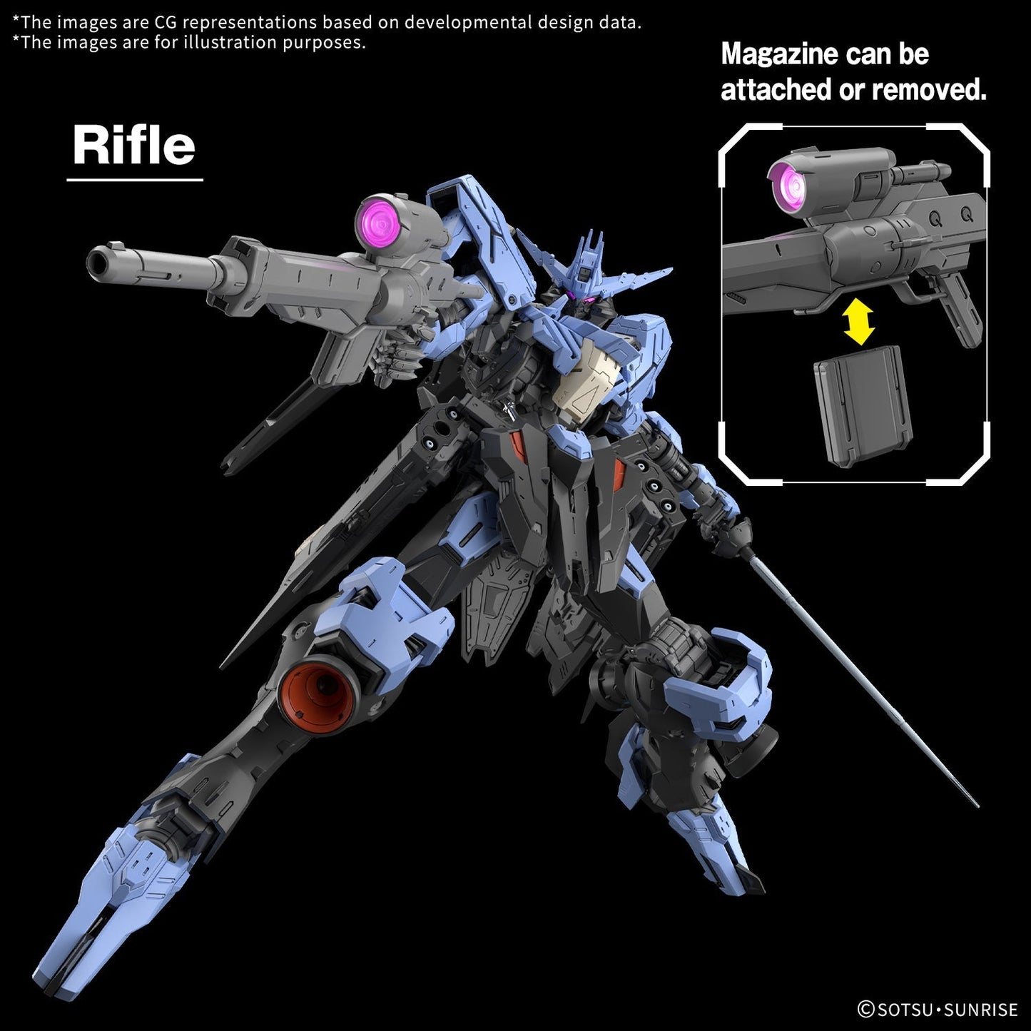 Gundam 1/100 MG IBO ASW-G-XX Gundam Vidar Iron Blooded Orphans Model Kit
