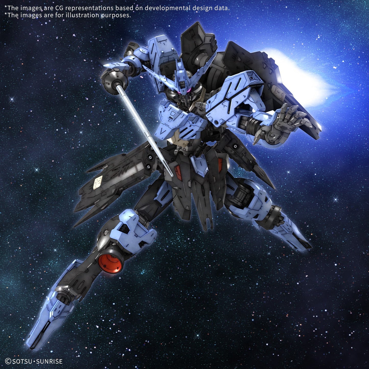 Gundam 1/100 MG IBO ASW-G-XX Gundam Vidar Iron Blooded Orphans Model Kit