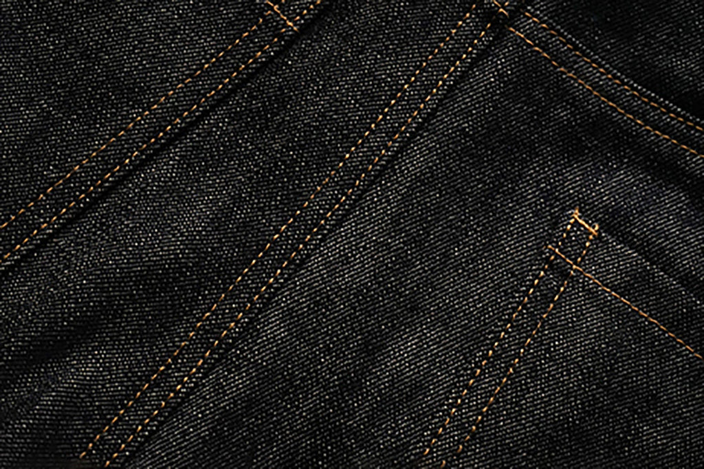 VINKID Embroidered Dove Stitched Selvedge Jeans
