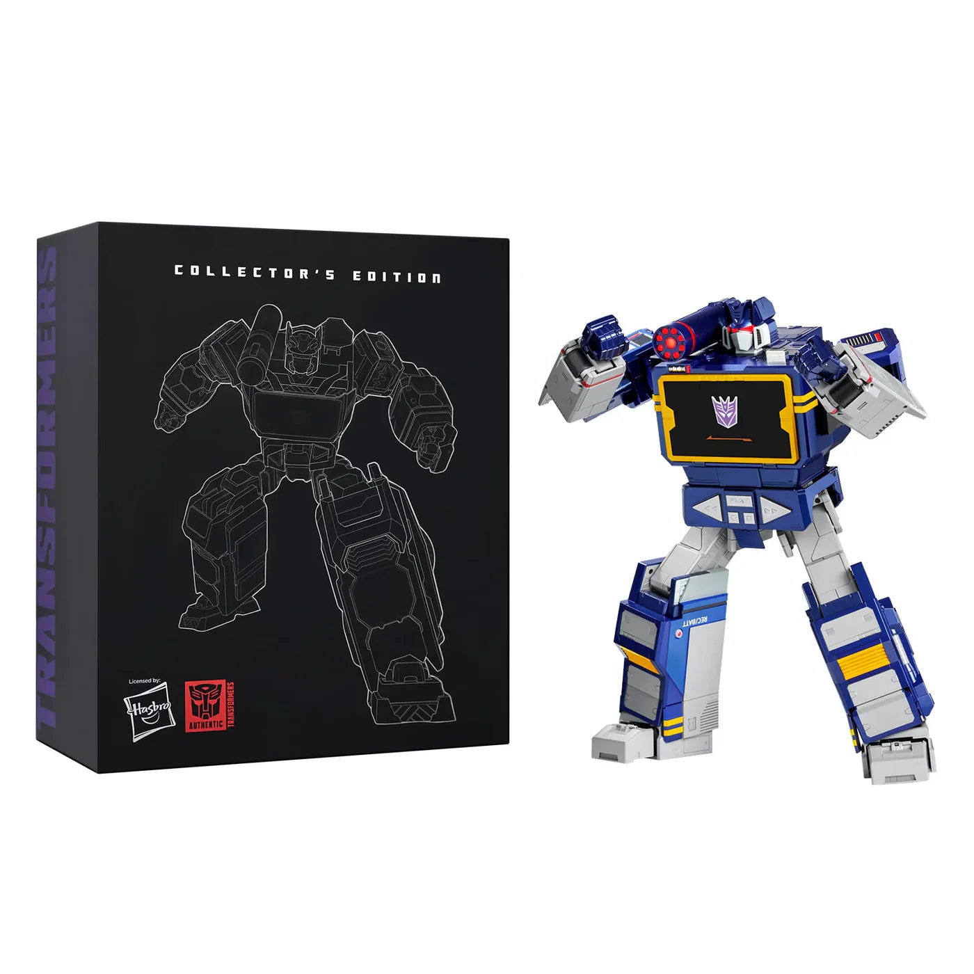 Robosen Transformers G1 Soundwave Flagship Series Auto-Converting Robot Figure