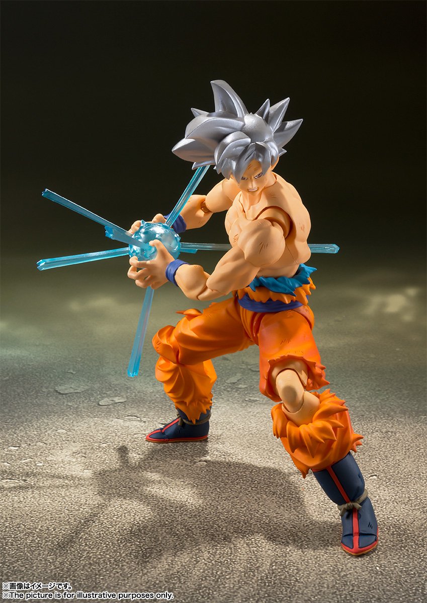 S.H. Figuarts Dragon Ball Super Son Goku Ultra Instinct Action Figure USA Ver