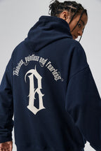 BONELESS Gothic Slogan Hoodie