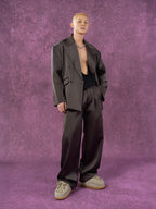 CLP Satin Straight-Leg Pants