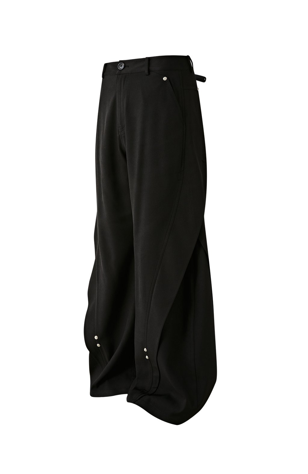 PASET Curved Seam Draped Trousers