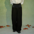JIECHI Diamond Double-Waist Trousers
