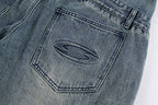 F2CE Double Waistband Washed Wide-Leg Jeans