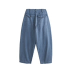 ME DA IGUAL Asymmetrical Snap Wide-Leg Cargo Jeans