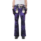 ERISSTOFF Tie-Dye Dual-Waist Flared Jeans