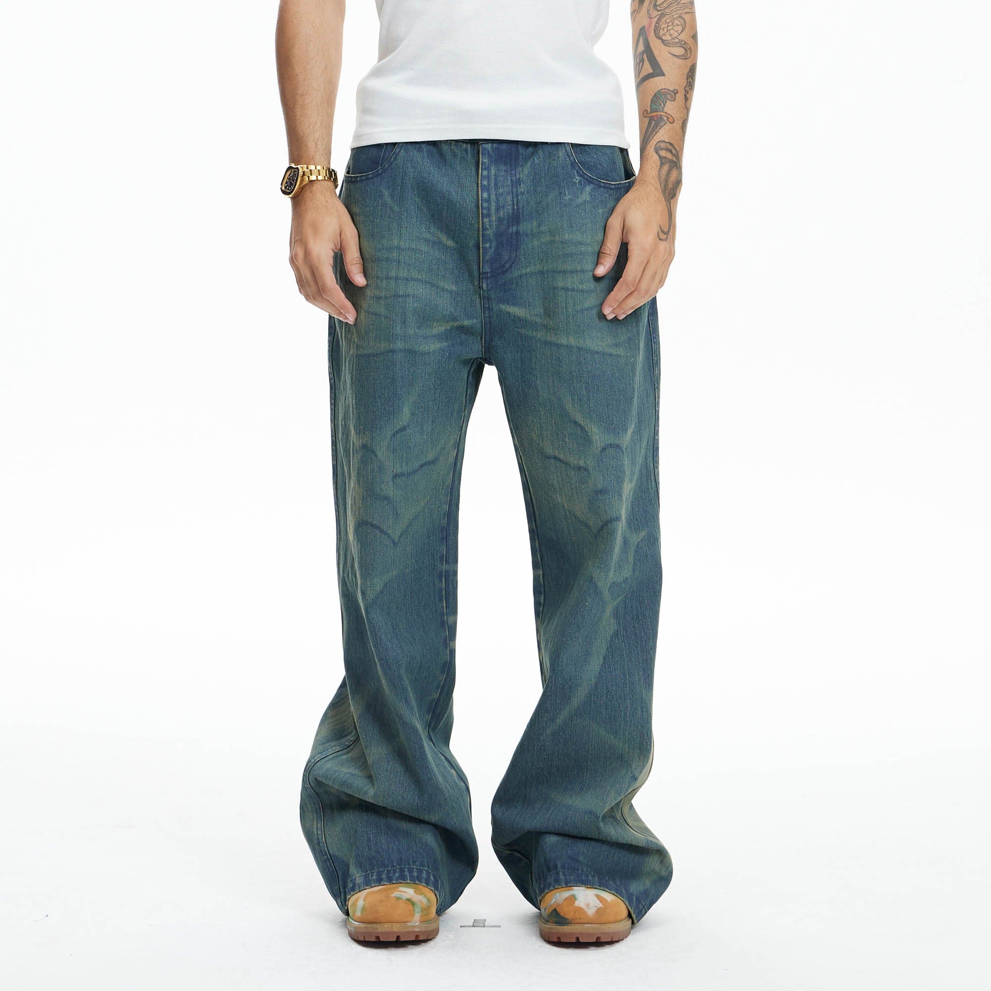 DND4DES Ocean Star Straight-Leg Jeans