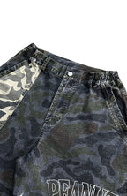 EVETS Washed Camo Panel Graphic Shorts