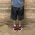 EVETS Washed Camo Panel Graphic Shorts