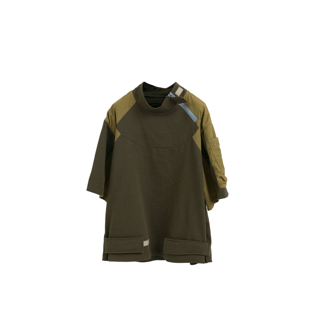 ERROR CODE ROBOT Detachable Sleeve Layered Utility Long-Sleeve Tee