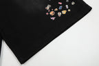 CLP Washed Stickers Drawstring Shorts