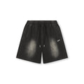 BONELESS Washed Embroidered LOGO Drawstring Shorts