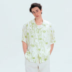 WIID Floral Cuban Half Shirt