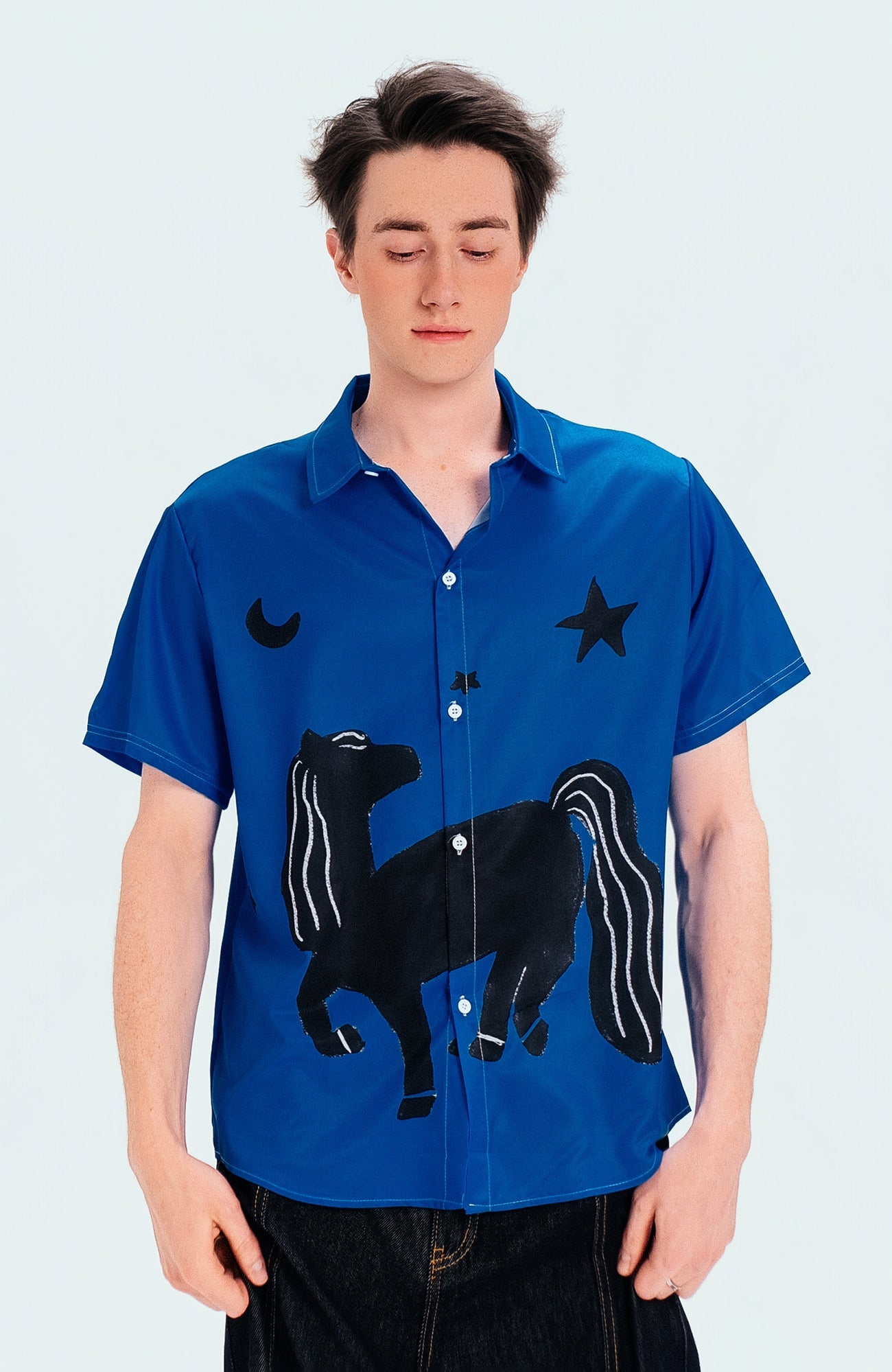 WIID Animal Graphic Half Shirt