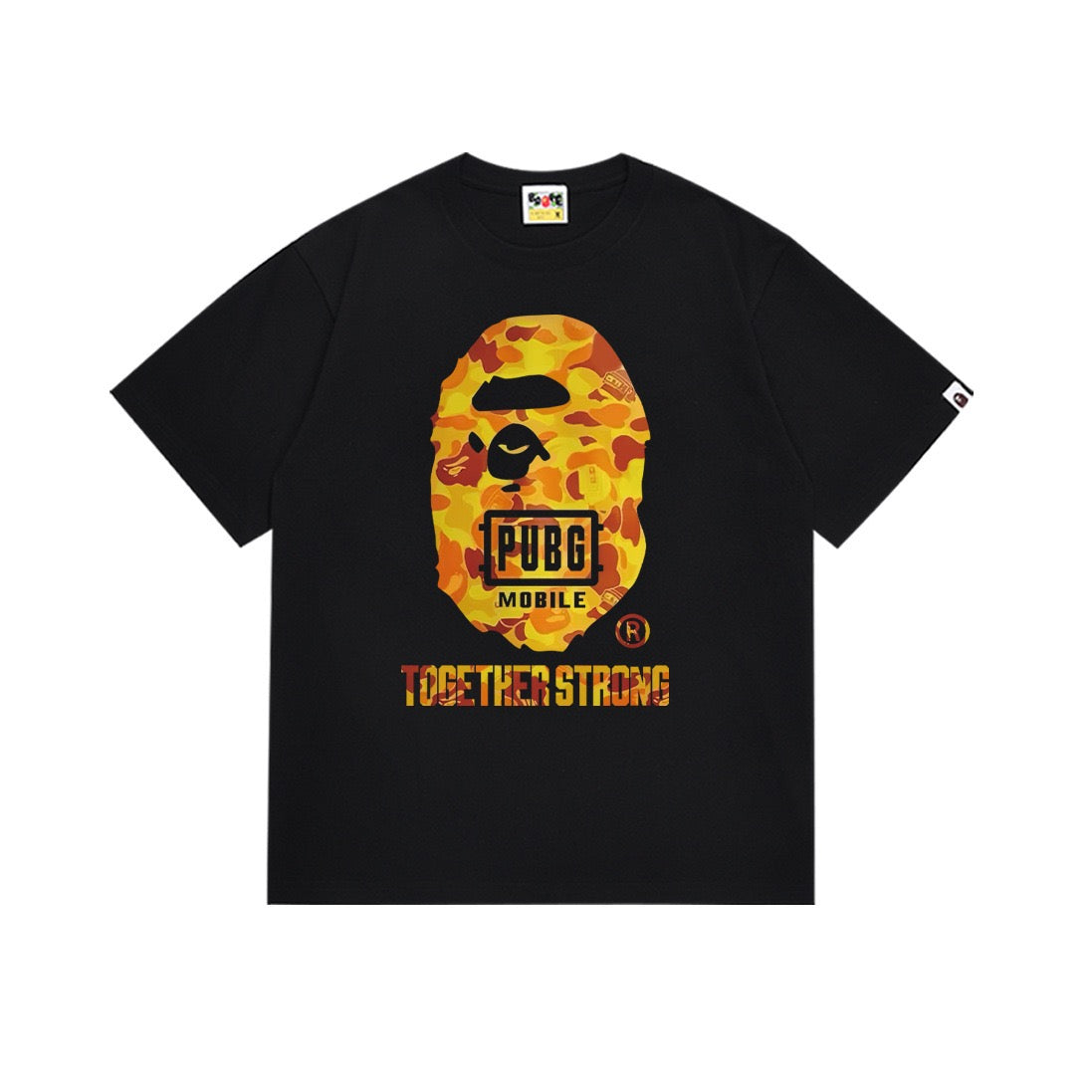 BAPE PUBG Camo Graphic T-Shirt Black