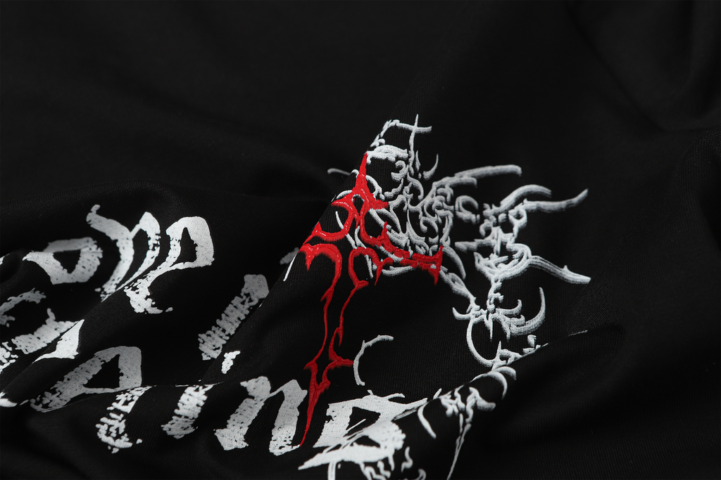 CLP Gothic Graphic Fitted Long Sleeve Tee